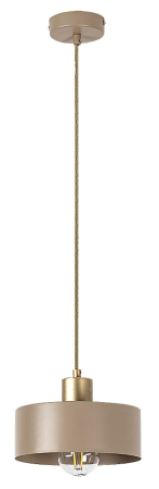 Pendul Rabalux Tisandra E27 E27 1x MAX 25W metal gray beige stil modern, IP20 72142 [1]