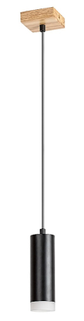 Moderne - Pendul Rabalux Toras GU10 GU10 1X MAX 5W lemn wood stil scandinav, IP20 72121