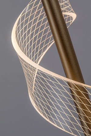 Pendul Rabalux Zofrael LED 6W 550lm 3000K metal acril auriu transparent IP20 [5]