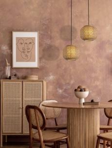 Pendul Nova Luce ASMA 9001116 Rattan & Sandy Black Steel Base E27 1x12W IP20 [1]