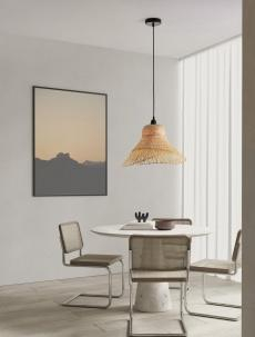 Pendul ratan AURA Nova Luce 9001117 1xE27 IP20 Sandy Black [1]