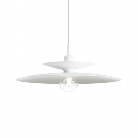Pendul REDO GUNNAR 01-3048 E27 1x42W    Aluminiu Alb Mat IP20