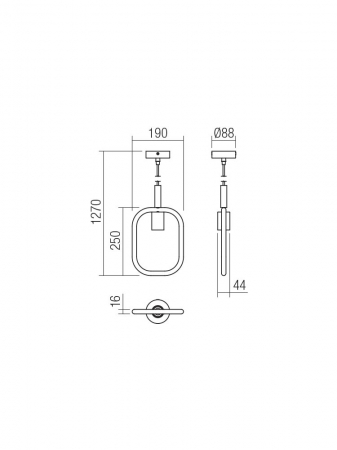 Pendul SMARTER AERIS 01-2407 E27 1x42W Metal Negru Mat/Lemn Natur IP20 [1]