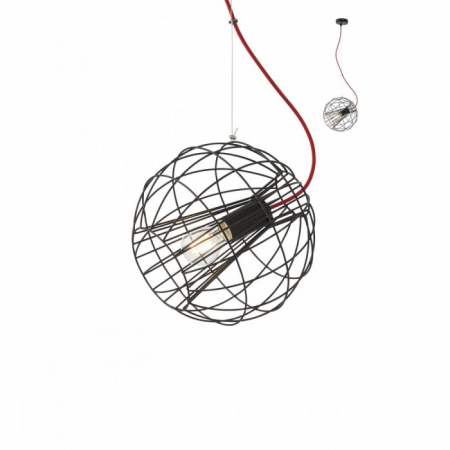 FALL PROMO - Pendul Smarter Gallileo 01-2174 E27 1x60W   Metal Negru mat IP20