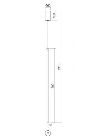 Pendul Smarter Taboo 01-3117 LED 11W 798lm 3000K Aluminiu H800 Alb Mat IP20 [1]