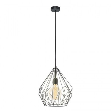 BLACK FRIDAY - Pendul Vintage EGLO Carlton 49257, E27 60W, Negru
