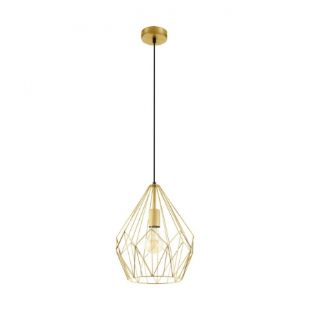 BLACK FRIDAY - Pendul Vintage EGLO Carlton 49933, E27 60W, Auriu