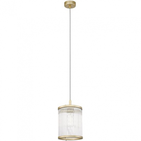 MASTER SALES - Pendul ZumaLine Sergio auriu sticla 1XE14 P0528-01F-V6AC