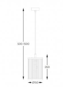 Pendul ZumaLine Sergio auriu sticla 1XE14 P0528-01F-V6AC [1]