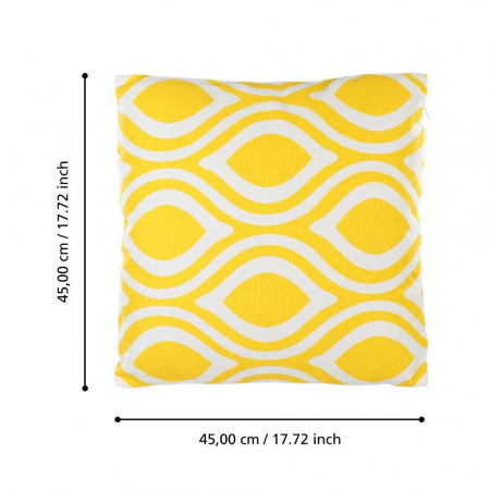 Perna EGLO CHEVERY 420293 Yellow White Bumbac/Poliester 450x450x110 [4]