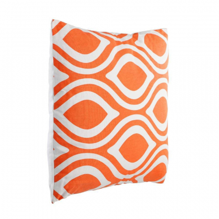 DECORATIUNI - Perna EGLO CHEVERY 420295 Orange Red White Bumbac/Poliester 450x450x110