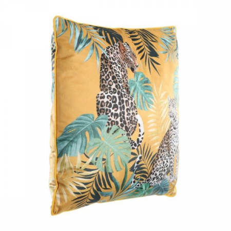 Pernă EGLO MOBARA 420277 Galben Multicolor Poliester 450x450x110 Tropical Leopard [1]