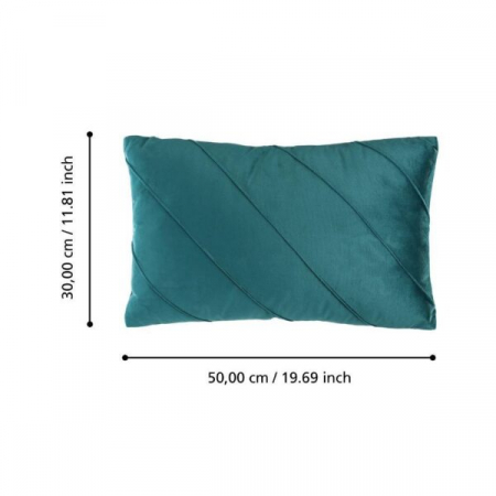 Pernă EGLO SHOURA 420256  Green Petrol Poliester 500x300x110  [4]