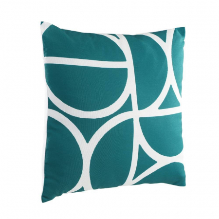 DECORATIUNI - Pernă EGLO TSUNAN 420249 Green Petrol White 450x450x110