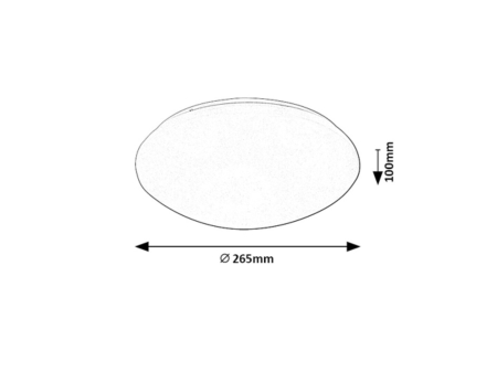 Plafoniera baie cu senzor Rabalux Lucas LED 12W 830lm 4000 metal white stil modern 230V, 50Hz IP44 71132 [4]