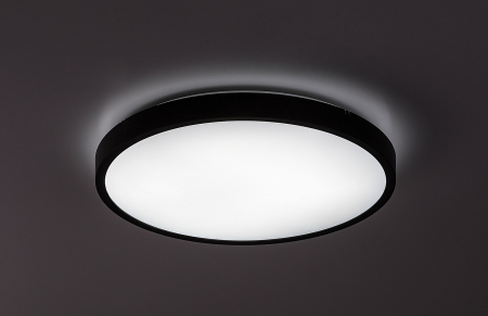 Plafoniera baie Rabalux Alenzo LED 24W 1500lm 3000, 4000, 6000 plastic black stil tehnic 230V, 50Hz IP44 71437 [2]