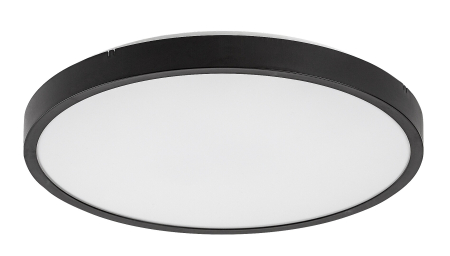Plafoniera baie Rabalux Alenzo LED 24W 1500lm 3000K-6000 plastic black stil tehnic, IP44 71438 [1]