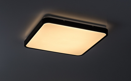 Plafoniera baie Rabalux Alenzo LED 36W 2270lm 3000, 4000, 6000 plastic black stil tehnic 230V, 50Hz IP44 71433 [4]
