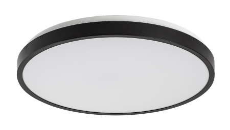Plafoniera baie Rabalux Alenzo LED 36W 2390lm 3000K-6000 plastic black stil tehnic, IP44 71440 [1]