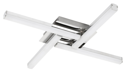 Plafoniera baie Rabalux Antonia LED 24W 2200lm 4000K metal plastic crom alb IP44 [1]