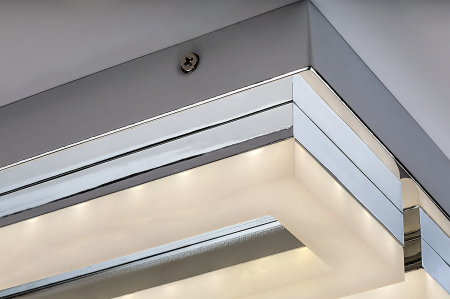 Plafoniera baie Rabalux Blas LED 24W 2250lm 4000K metal plastic crom alb IP44 [3]