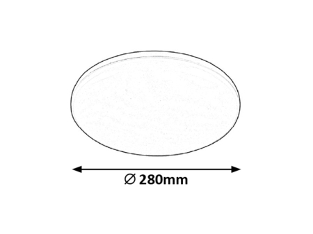 Plafoniera baie Rabalux Eric LED 24W 2160lm 4000K plastic white stil functional, IP64 7979 [4]