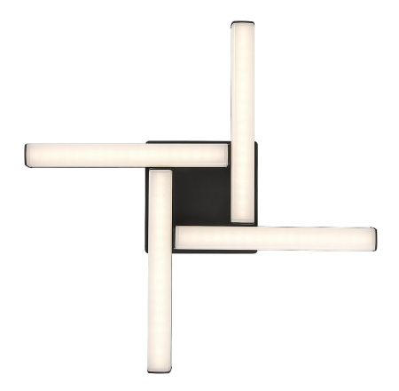 Plafoniera baie Rabalux Evan LED 18W 1750lm 4000K metal plastic negru mat alb IP44 [4]