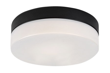 Plafoniere - Plafoniera baie Rabalux Gaelo LED 15W 1150lm 4000K metal black stil tehnic, IP44 75025