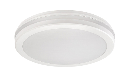 Plafoniera baie Rabalux Indre LED 28W 2600lm 3000K, 4000K, 6500K plastic white stil modern, IP54 77036 [1]