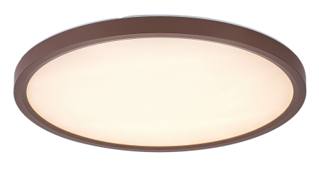 Plafoniere - Plafoniera baie Rabalux Lautrec LED 24W 2030lm 3000K, 4000K, 6500K plastic brown stil functional, IP44 75083