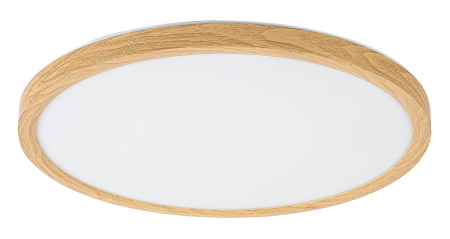 Plafoniera baie Rabalux Lautrec LED 24W 2030lm 3000K, 4000K, 6500K plastic wood stil functional, IP44 75085 [1]