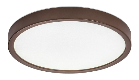Plafoniere - Plafoniera baie Rabalux Maurec LED 18W 1540lm 3000K, 4000K, 6000 plastic brown stil functional, IP44 75080