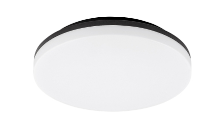 ILUMINAT - Plafoniera baie Rabalux Pernik LED 24W 2400lm 3000K plastic black stil modern, IP54 7265