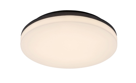 Plafoniera baie Rabalux Pernik LED 24W 2400lm 3000K plastic black stil modern, IP54 7265 [1]