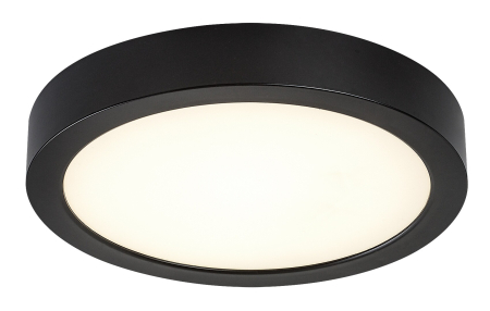 Baie - Plafoniera baie Rabalux Shaun Plus LED 24W 2600lm 4000KK plastic black stil functional, IP44 75075