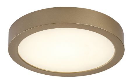 Baie - Plafoniera baie Rabalux Shaun Plus LED 24W 2600lm 4000K plastic gold stil functional, IP44 75078