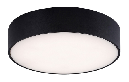 Plafoniere - Plafoniera baie Rabalux Tartu LED 18W 1800lm 2800-6000 aluminiu mat black stil tehnic, IP44 7897