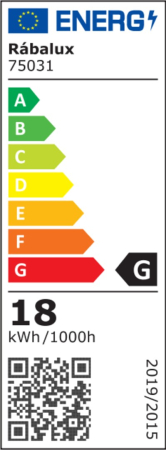 Plafoniera baie Rabalux Zoya LED 18W 1350lm 4000K metal sticlă negru alb IP44 [6]