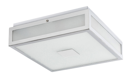 Plafoniera baie Rabalux Zoya LED 18W 1390lm 4000K metal sticlă crom alb IP44 [1]