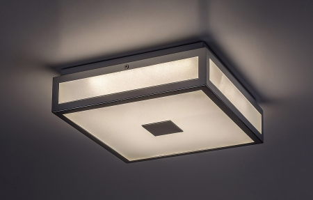 Plafoniera baie Rabalux Zoya LED 18W 1390lm 4000K metal sticlă crom alb IP44 [2]