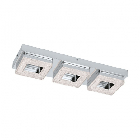 BLACK FRIDAY 2024 - Plafoniera cristal EGLO FRADELO 95656, LED 3X4W 1200lm 3000K