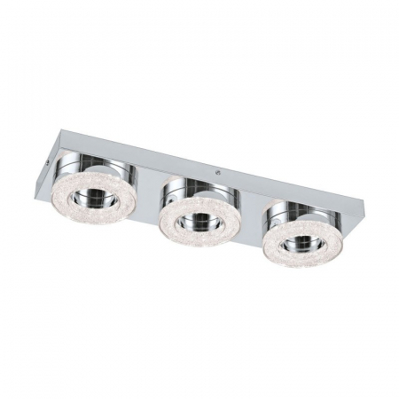 BLACK FRIDAY 2024 - Plafoniera cristal EGLO FRADELO 95663, LED 3X4W 1200lm 3000K