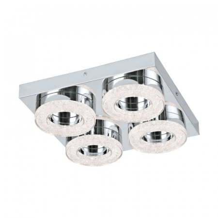 BLACK FRIDAY - Plafoniera cristal EGLO FRADELO 95664, LED 4X4W 1600lm 3000K