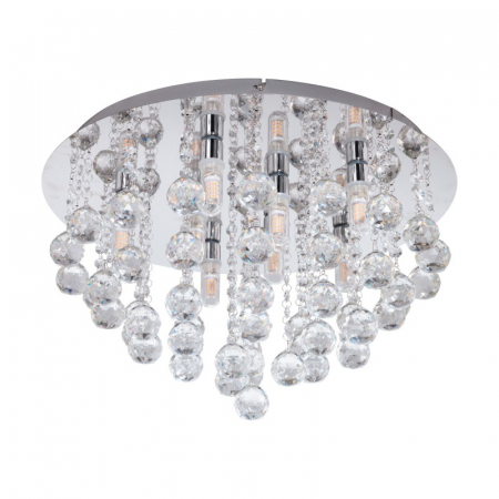 BLACK FRIDAY - Plafoniera cristal pentru baie EGLO ALMONTE 97699, G9 8X3W