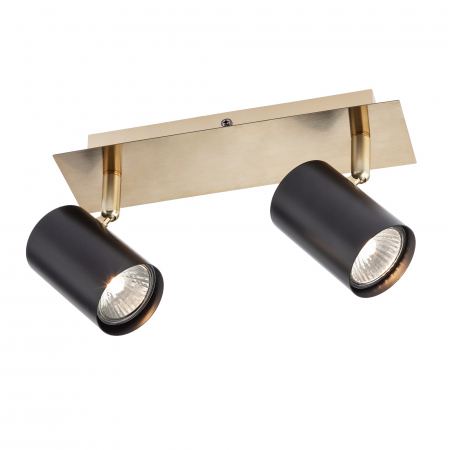 Moderne - Plafoniera Crius 04-538, 2 x GU10, negru + alama