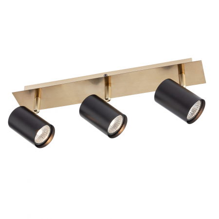 Moderne - Plafoniera Crius 04-539, 3 x GU10, negru + alama