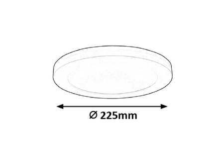 Plafoniera cu senzor Rabalux Sonnet LED 18W 1880lm 4000K metal white stil functional, IP20 1491 [5]