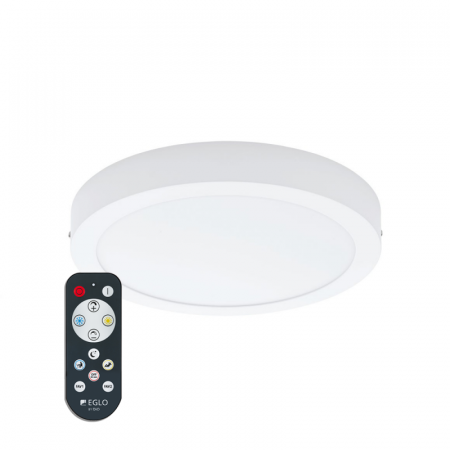 BLACK FRIDAY 2024 - Plafoniera dimabila cu telecomanda EGLO ACCESS FUEVA-A 98293, LED TW 20W 2650lm 2700-6500K Ø300mm