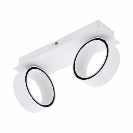 Moderne - Plafoniera EGLO ALBARIZA 39585, LED 2X5W 1300lm 3000K, Otel, Aluminiu, Crom, Alb