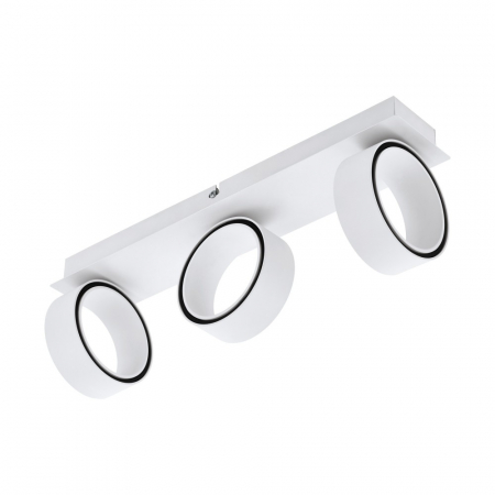 Moderne - Plafoniera EGLO ALBARIZA 39586, LED 3X5W 1950lm 3000K, Otel, Aluminiu, Crom, Alb
